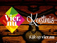 vier nu kerst front